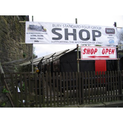 Shop Banner Re-erected
